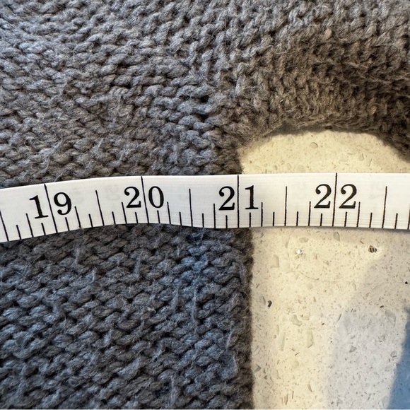 Columbia Wool Blend Cable Knit Turtleneck Sweater XL Gray Cozy Coastal Style - Picture 7 of 8